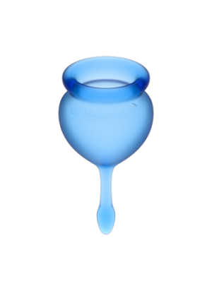 2 coupes menstruelles Satisfyer Dark Bleu FEEL GOOD - CC597822